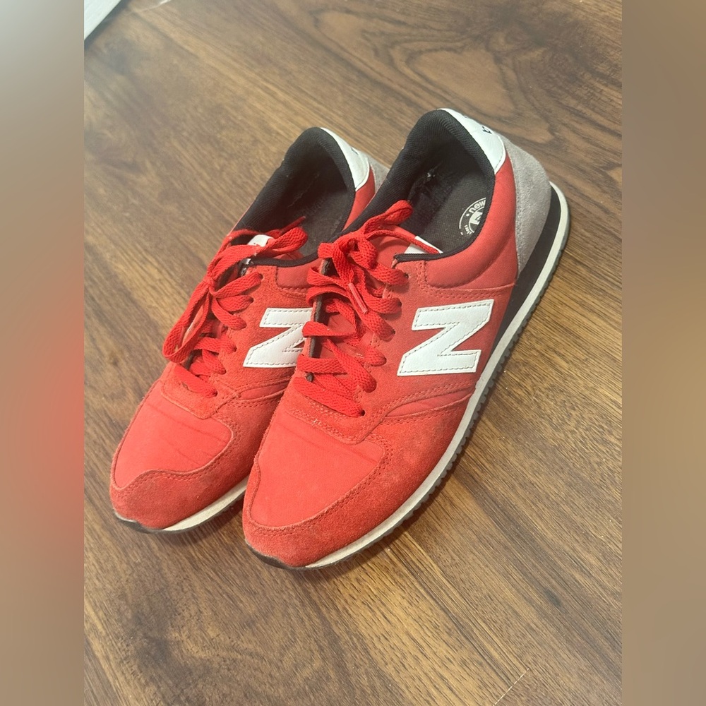 New Balance Red and Gray Women’s Sneakers